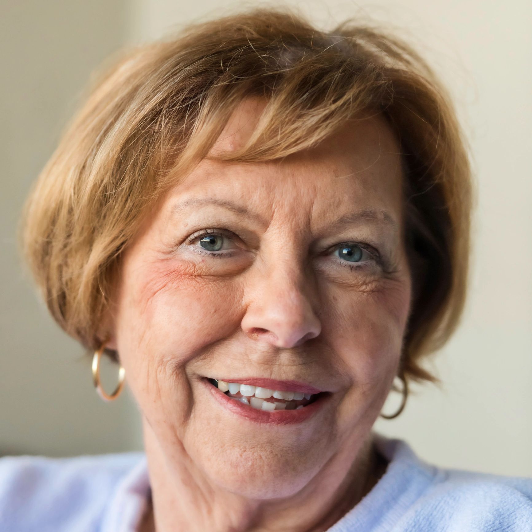 Smiling senior patient portrait